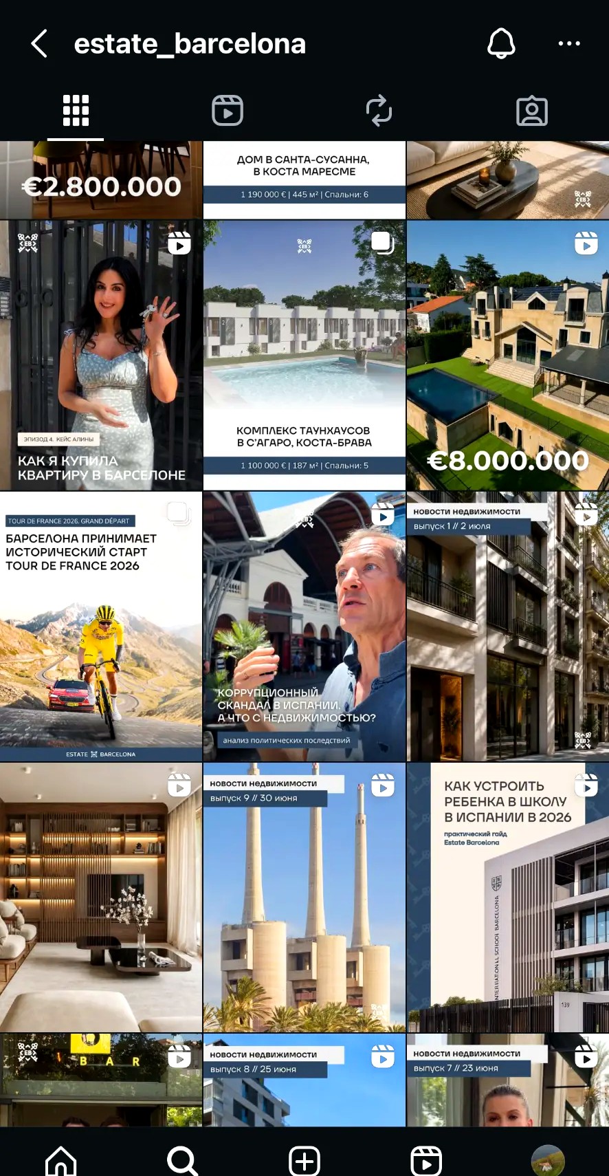 Estate Barcelona editorial and news content